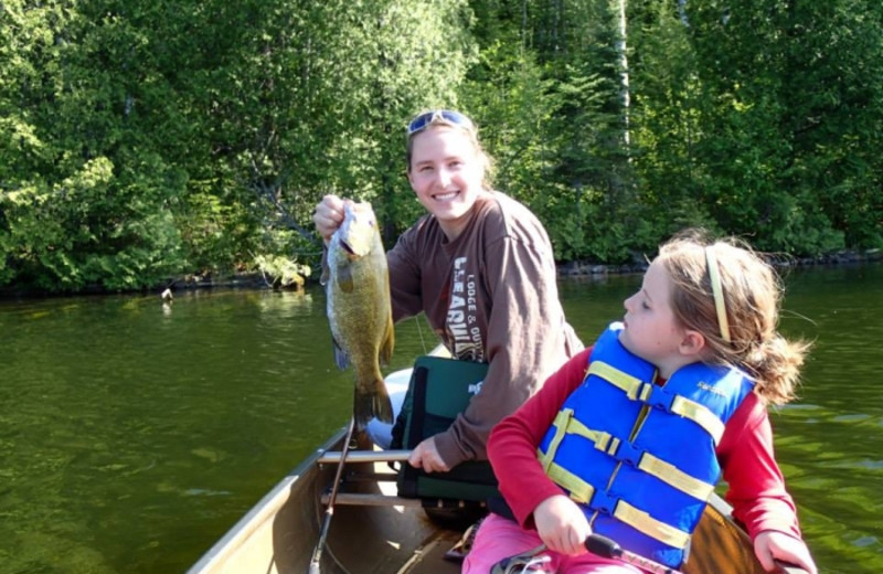 Fishing with family at Birch Forest Lodge.