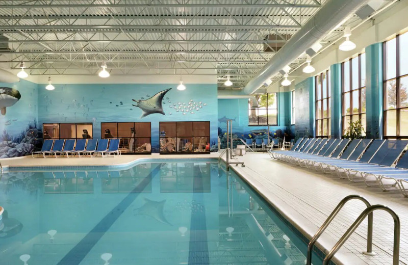 Indoor pool at DoubleTree Resort by Hilton Hotel Lancaster.