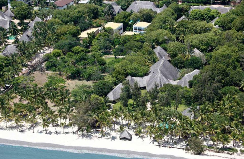 Aerial view of Kilili Baharini Resort.