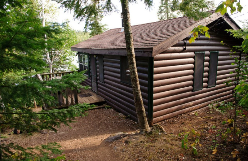 Cabin exterior at Hungry Jack Lodge.