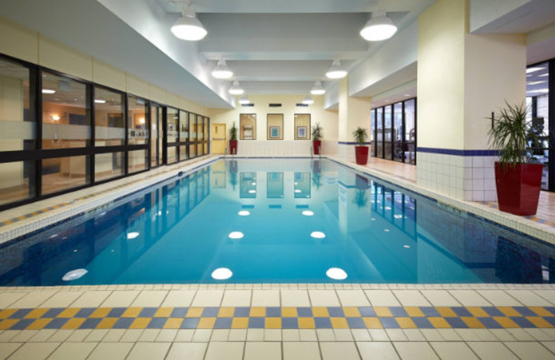 Indoor pool at Ottawa Marriott Hotel.