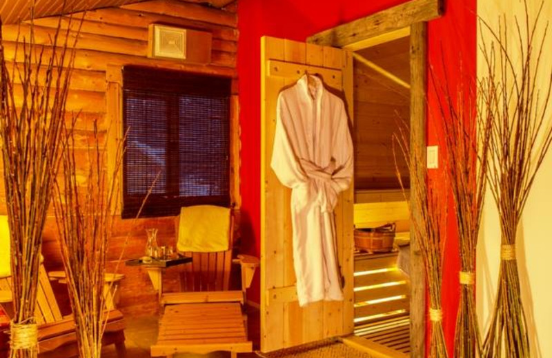 Spa at Tagish Wilderness Lodge.