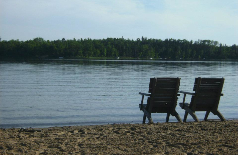 Scenic Sand Beach at Little Norway Resort