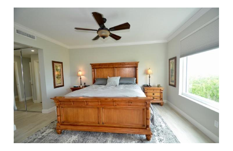 Rental bedroom at Vanderbilt Vacations.