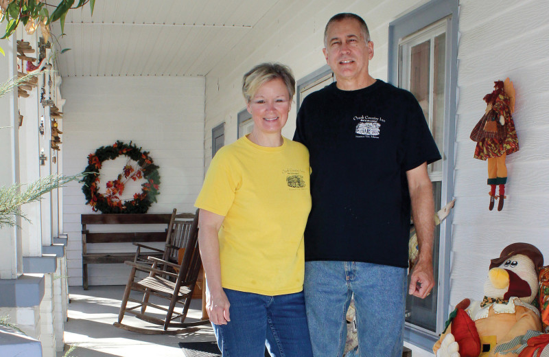 Porch at Ozark Country Inn.