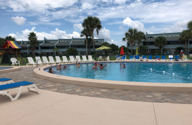 Outdoor pool at Sunnyside Resort Rental Company.