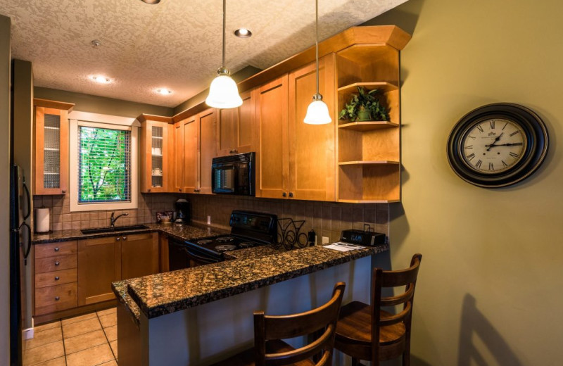 Guest kitchen at Sooke Harbour Resort & Marina.