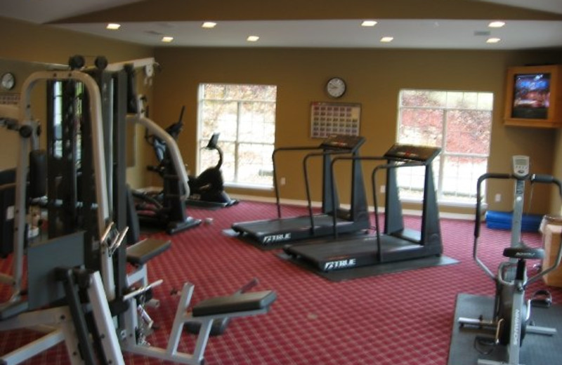 Fitness center at Thousand Hills Golf Resort.