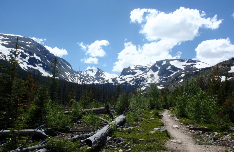 Mountains near Alpine Trail Ridge Inn.