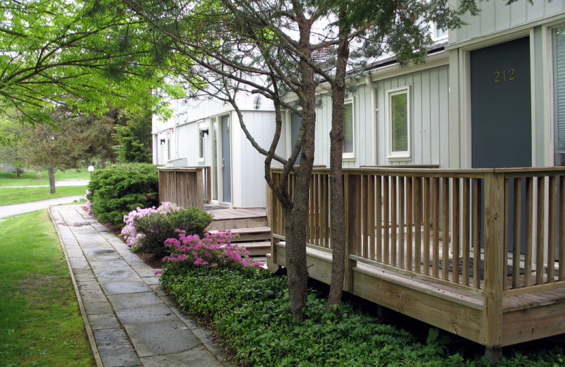 Cottage exterior at Interlaken Resort & Conference Center.