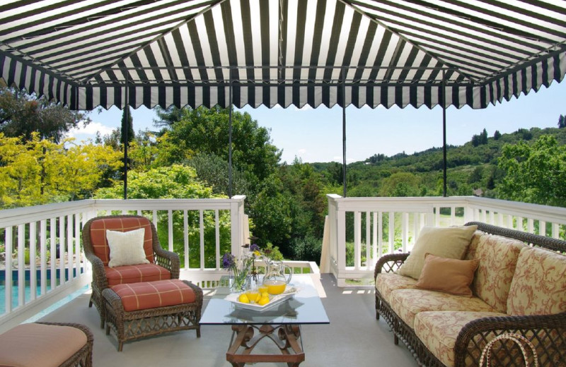 Rental patio at Woodfield Properties.