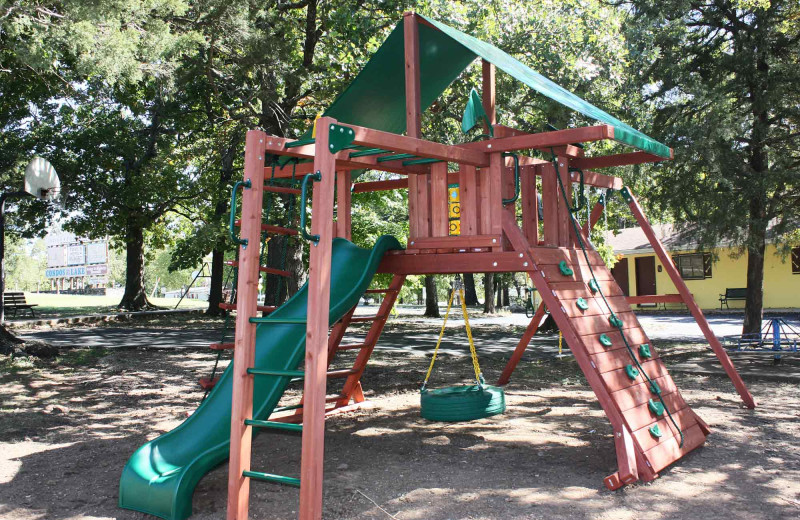 Playground at Golden Arrow Resort.