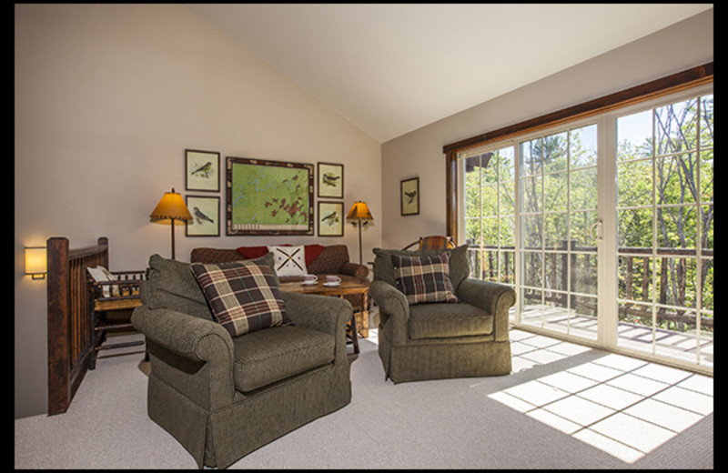 Rental living room at Owaissa Club Vacation Rentals.