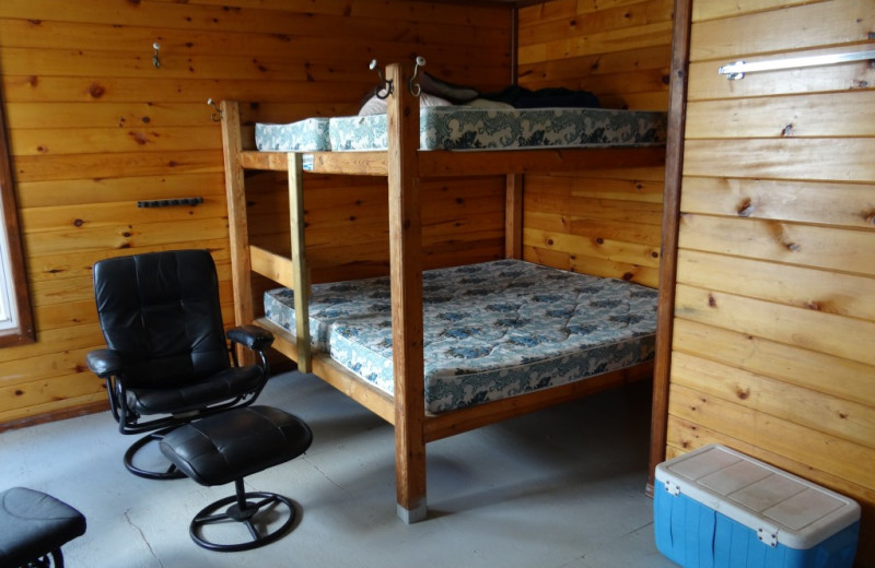 Cabin Bunk Style Beds at Canada North Lodge