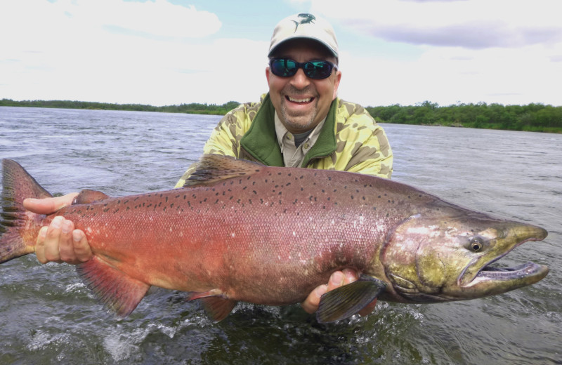 Fishing at Alaska Trophy Adventures Lodge.