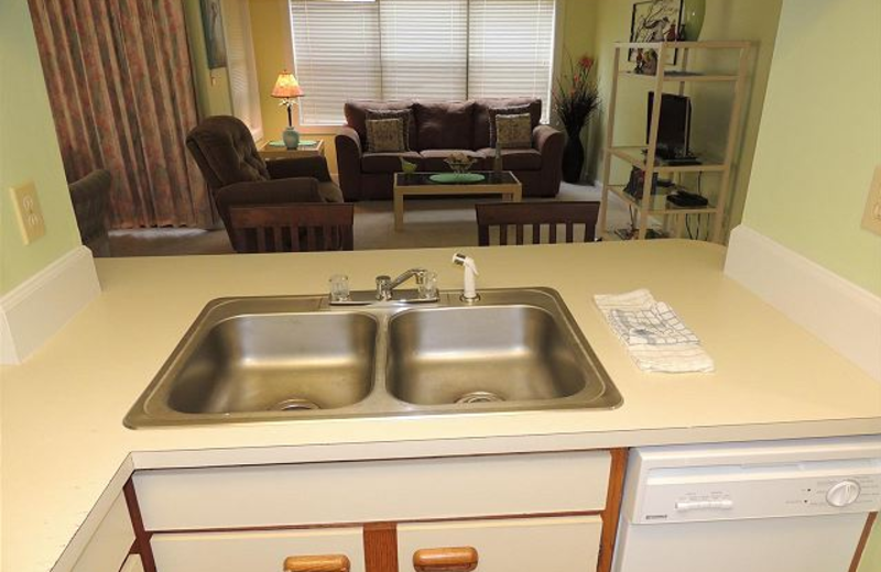 Vacation rental interior at Myrtle Beach Vacation Rentals.