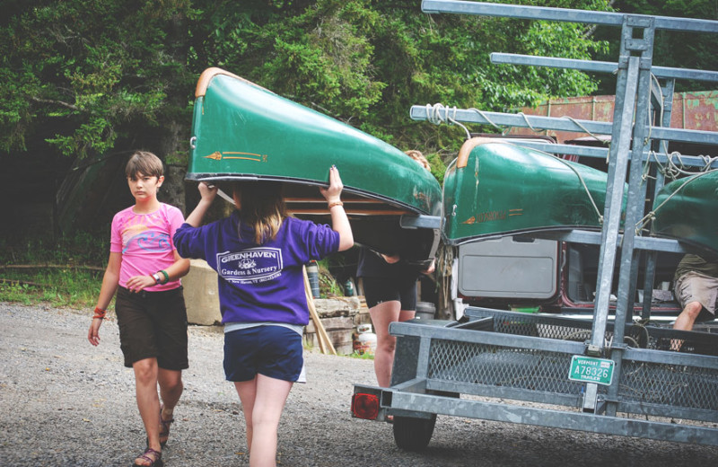 Canoeing at Timberlock.