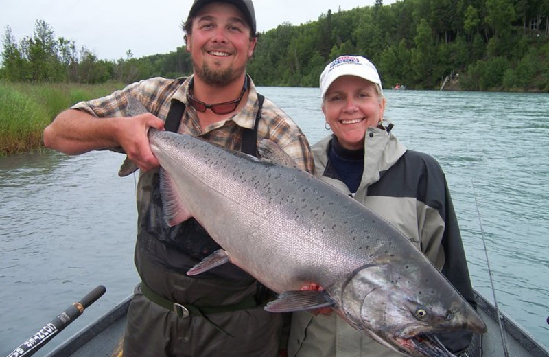 Fishing at Great Alaska Adventure Lodge.