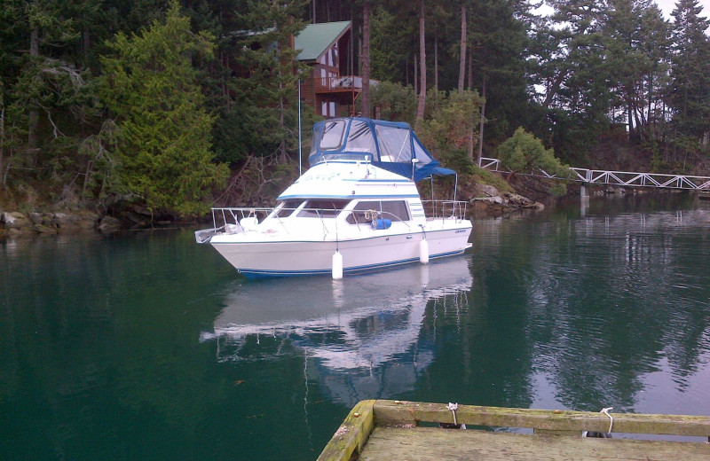 Boating at Blue Vista Resort.