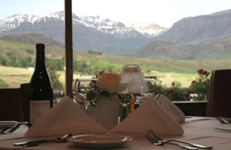 Dining at Trail Shop Restaurant and Inn.