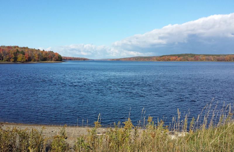 Lake view at Tug Hill Resort.