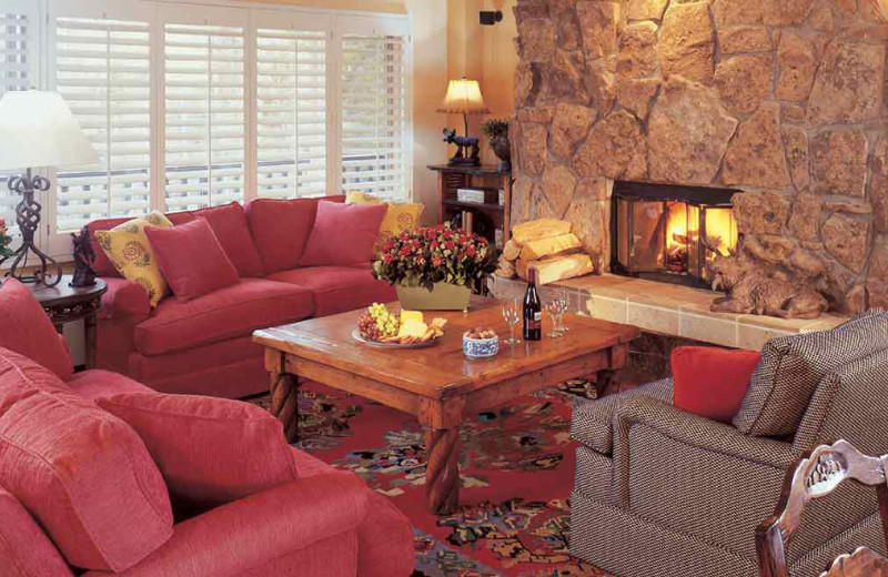 Guest living room at Lodge Tower.