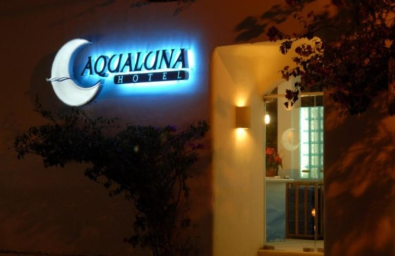 Exterior view of Aqualuna Hotel.