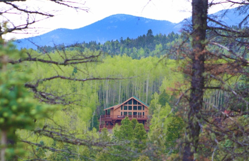 Cabin exterior at Resort Properties of Angel Fire.