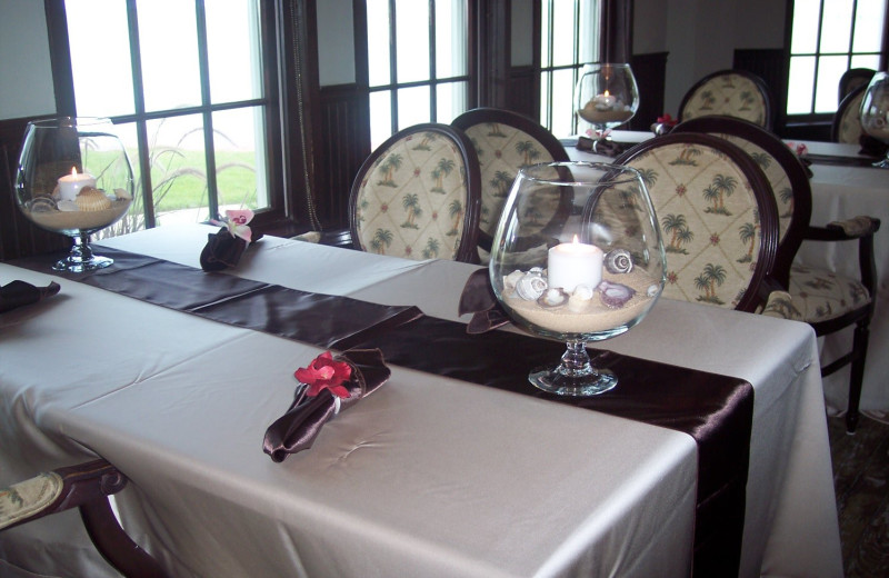 Dining at The Lighthouse Inn at Aransas Bay.