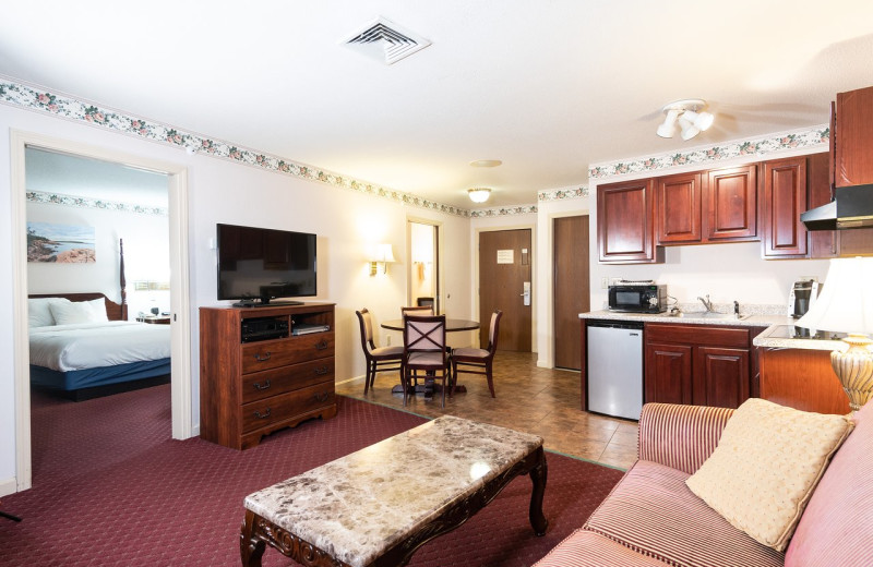 Guest room at Fireside Inn