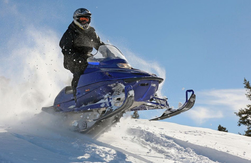 Snowmobiling at Wyoming Inn of Jackson Hole.