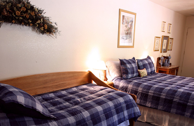 Guest room at Restful Nest Bed & Breakfast.