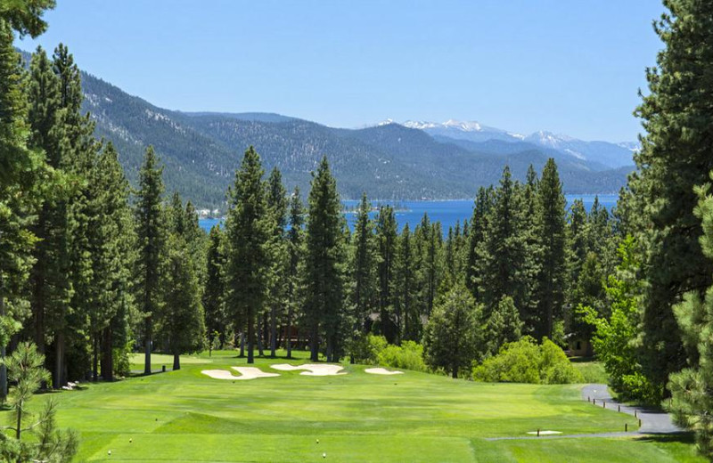 Golf course at Tahoe Getaways.