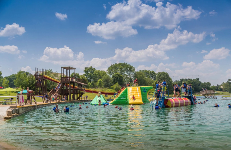 Lake at Yogi Bear's Jellystone Park Clay's Resort.