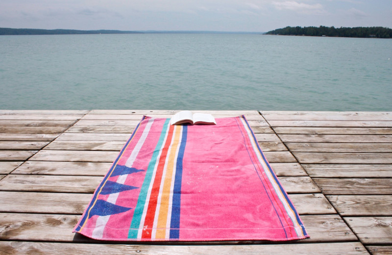 Lake view at White Birch Lodge.