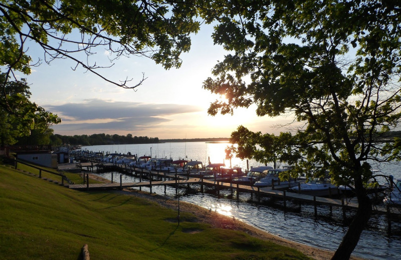 Lake view at Ballard's Resort.