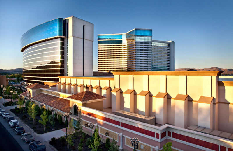 Exterior view of Tuscany Tower at Peppermill.