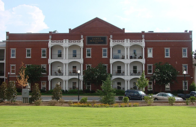 Exterior view of James Madison Inn.