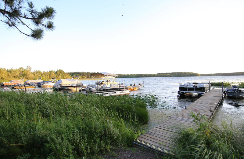 Lake view at Webb Lake Campground.