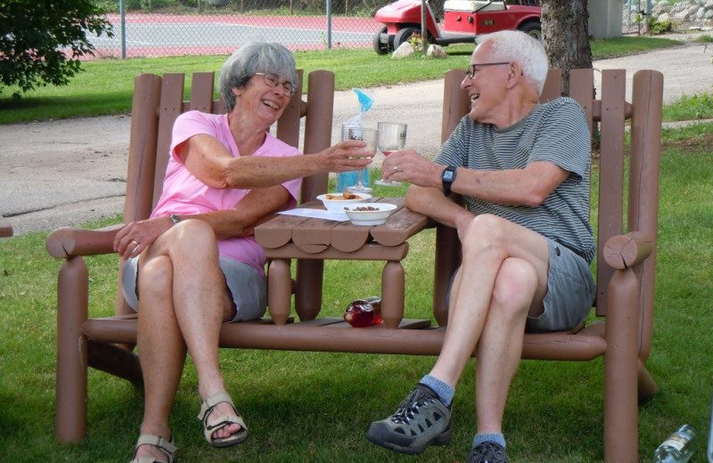 Couple at Fair Hills Resort.