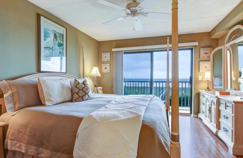 Rental bedroom at Amelia Rentals and Management Services.