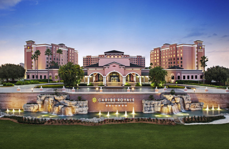 Exterior view of Caribe Royale Resort.