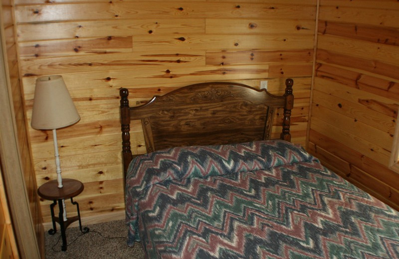 Bedroom at Bay Park Resort and Campground.
