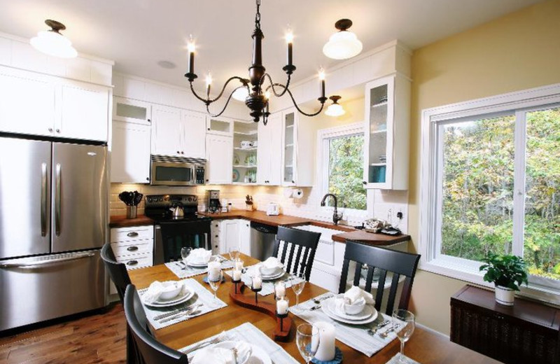 Vacation rental kitchen room at The Beach House.