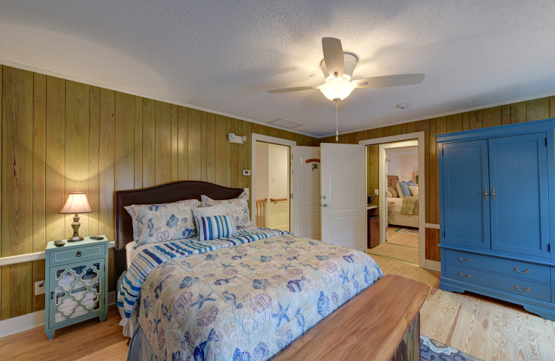 Guest room at The Grey Owl Inn.