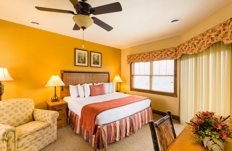 Guest bedroom at Westgate Smoky Mountain Resort & Spa.