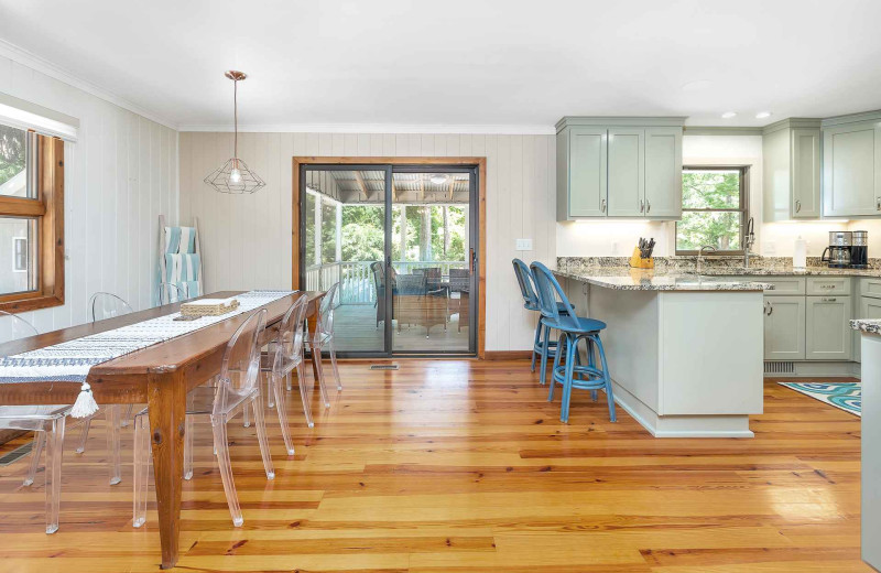 Dining and kitchen area at Real Escapes Properties - Privacy Please!