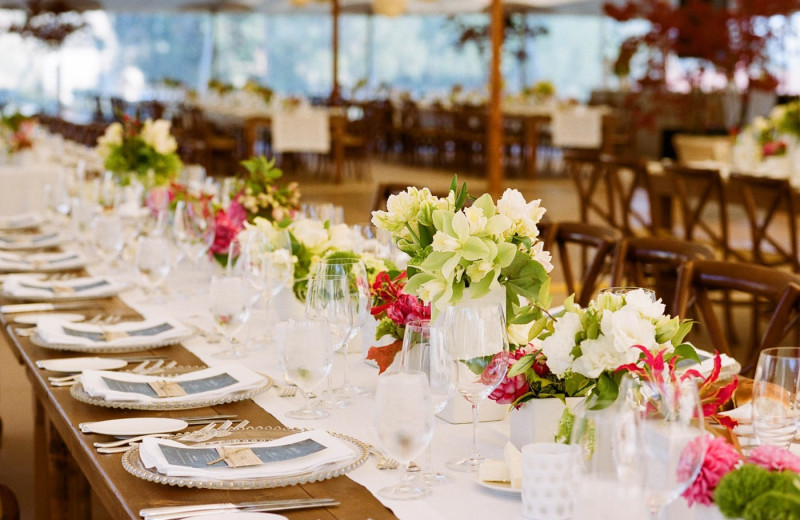 Reception at Cavallo Point Lodge.