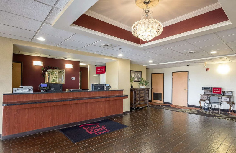 Lobby at Red Roof Inn Jackson.