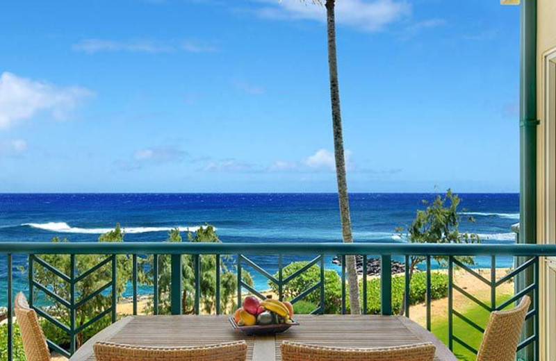 Balcony view at Kauai Calls!
